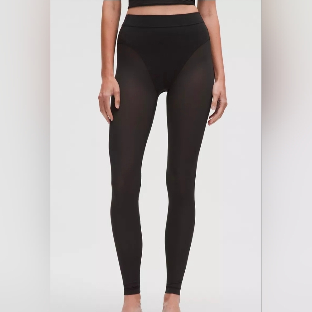 lululemon Black High-Waist Sheer Leggings